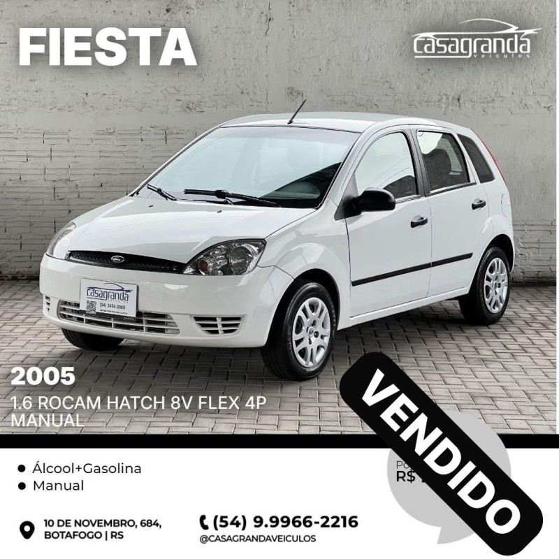 FIESTA 1.6 ROCAM HATCH 8V FLEX 4P MANUAL