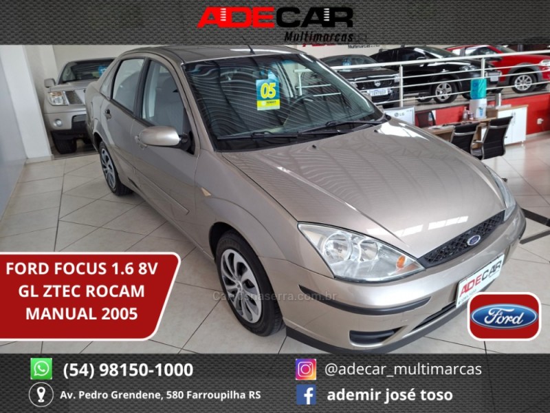 focus 1.6 gl sedan 8v flex 4p manual 2005 farroupilha