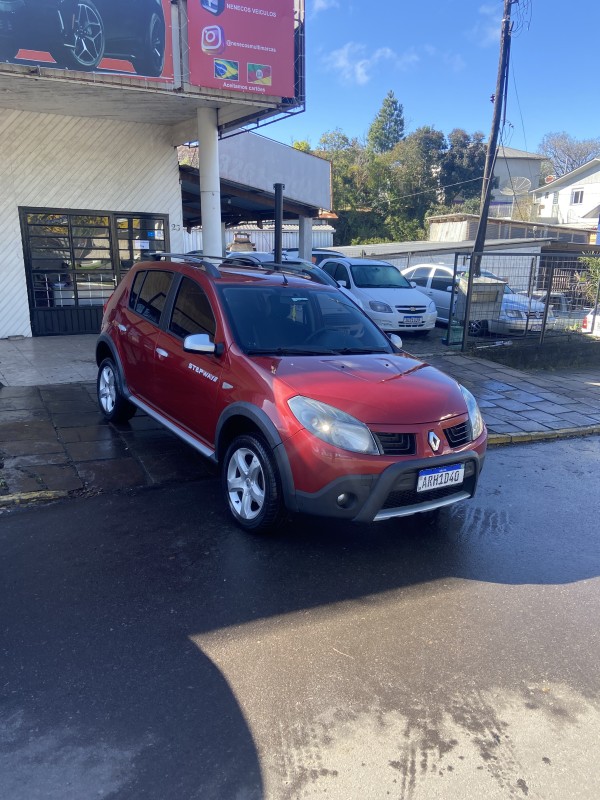 sandero 1.6 stepway 16v flex 4p manual 2009 farroupilha