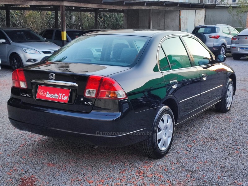 CIVIC 1.7 LX 16V GASOLINA 4P MANUAL - 2003 - FARROUPILHA