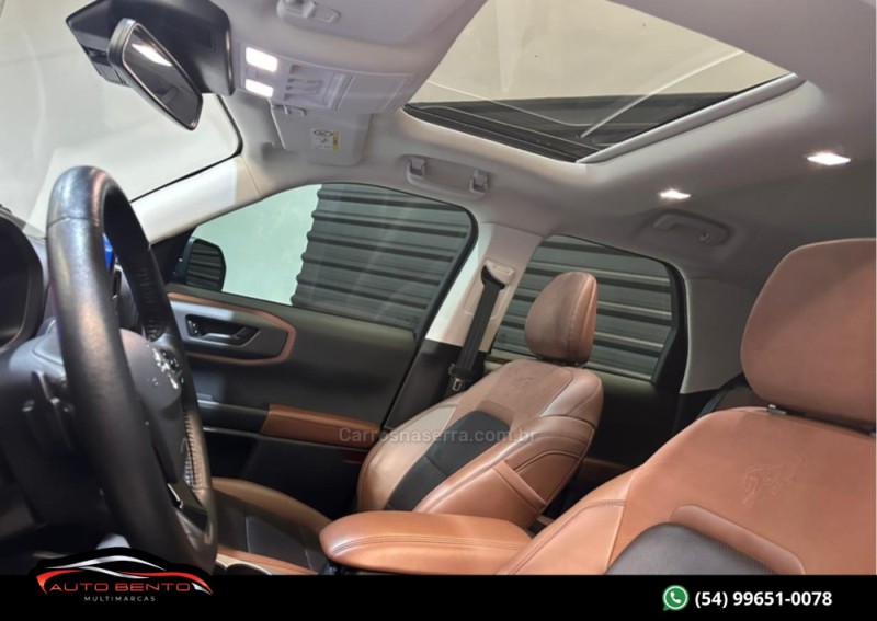 BRONCO 2.0 SPORT WILDTRAK ECOBOOST 16V TURBO 4P AUTOMÁTICA - 2021 - BENTO GONçALVES