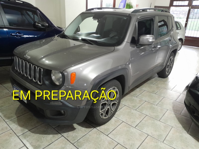 renegade 1.8 16v flex longitude 4p automatico 2018 nova prata