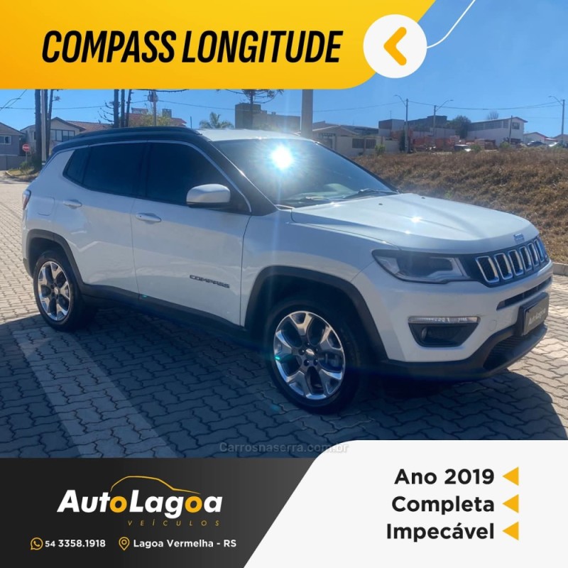 compass 2.0 16v flex longitude automatico 2019 lagoa vermelha