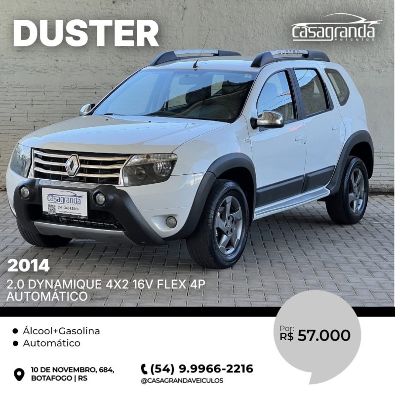 DUSTER 2.0 DYNAMIQUE 4X2 16V FLEX 4P AUTOMÁTICO