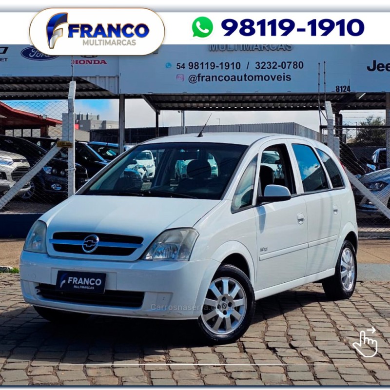MERIVA 1.8 MPFI MAXX 8V FLEX 4P MANUAL - 2008 - VACARIA