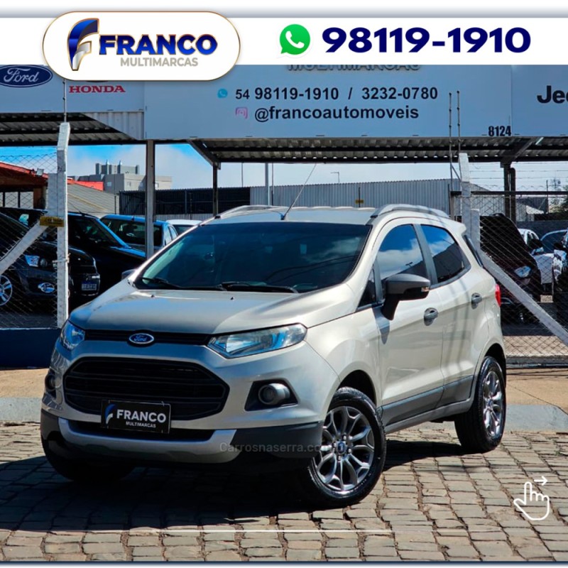 ECOSPORT 1.6 FREESTYLE 16V FLEX 4P MANUAL - 2014 - VACARIA