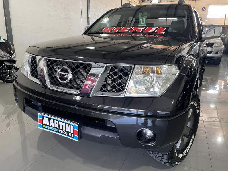 frontier 2.5 xe 4x4 cd turbo eletronic diesel 4p manual 2013 caxias do sul