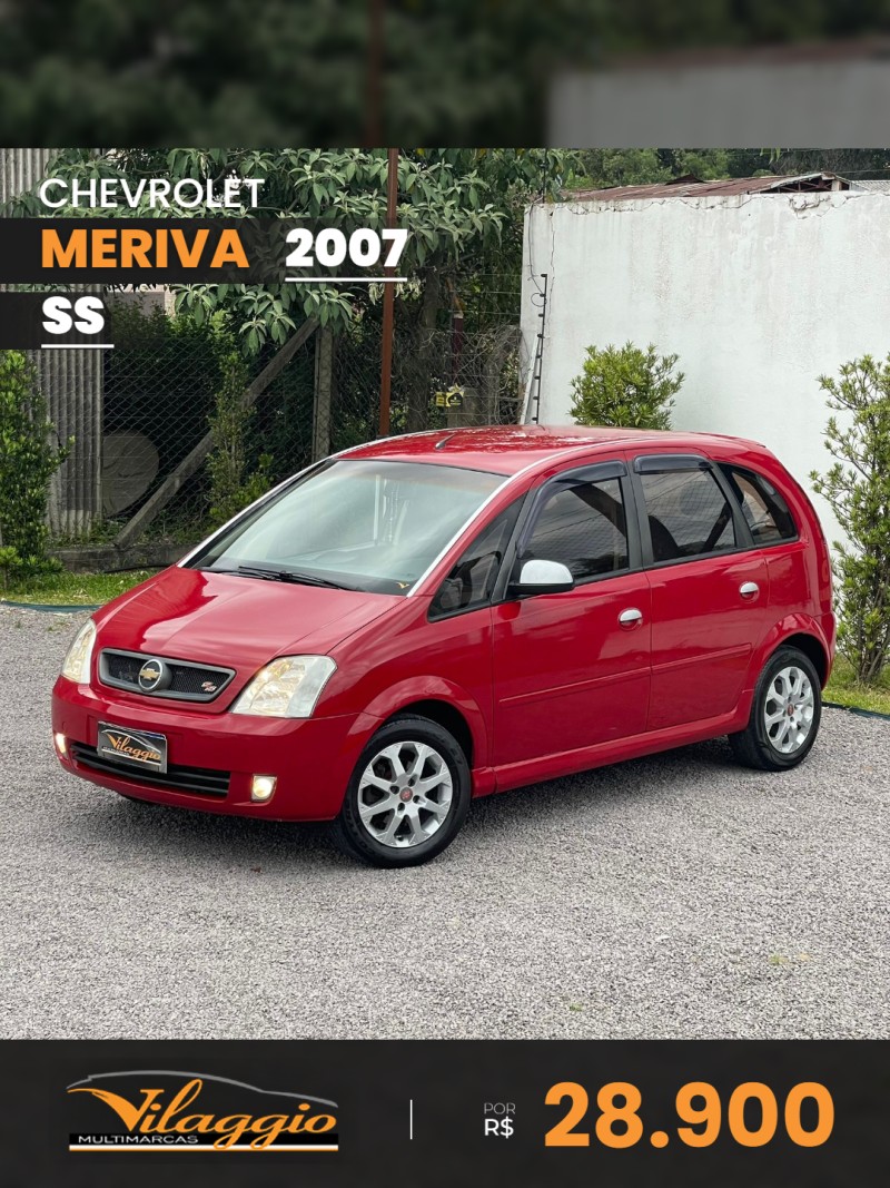 CHEVROLET - MERIVA - 2006/2007 - Vermelha - R$ 28.900,00