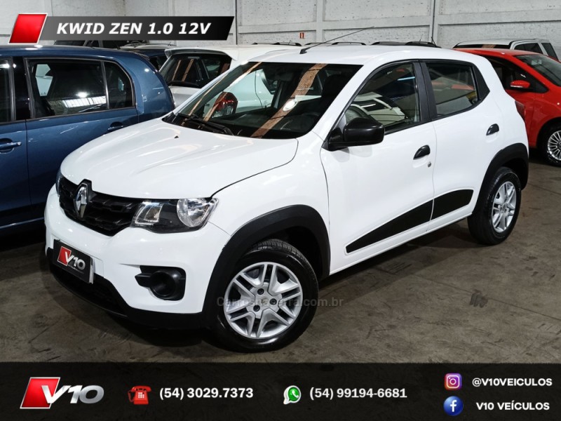 kwid 1.0 12v sce flex zen manual 2019 caxias do sul