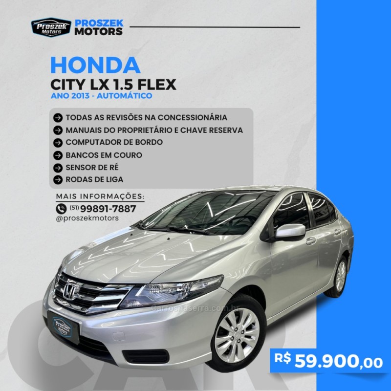 CITY 1.5 LX 16V FLEX 4P AUTOMÁTICO