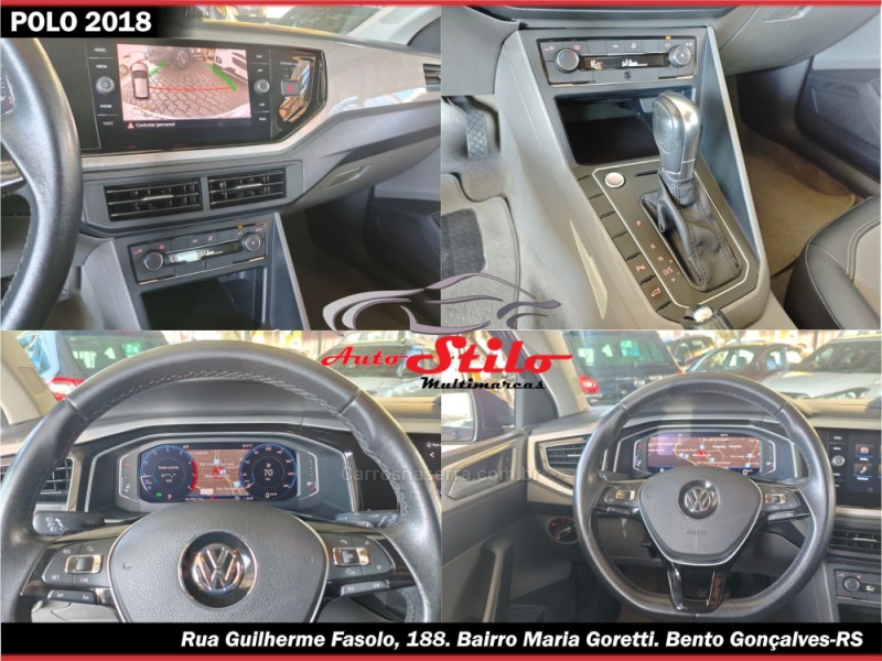POLO 1.0	200 TSI HIGHLINE AUTOMÁTICO  - 2018 - BENTO GONçALVES
