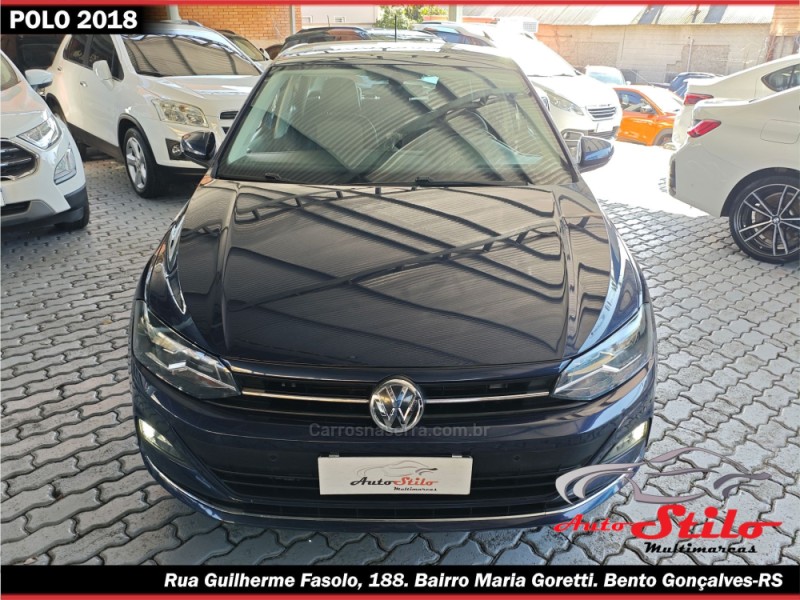 POLO 1.0	200 TSI HIGHLINE AUTOMÁTICO  - 2018 - BENTO GONçALVES