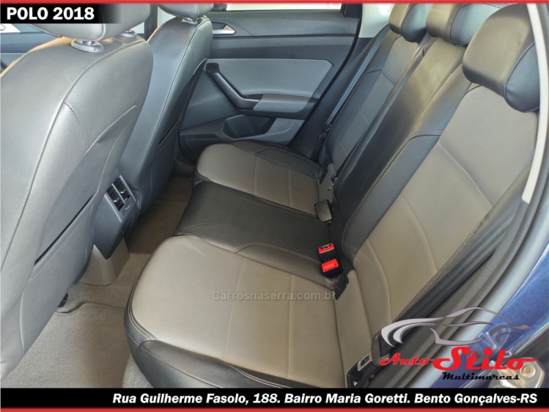 POLO 1.0	200 TSI HIGHLINE AUTOMÁTICO  - 2018 - BENTO GONçALVES