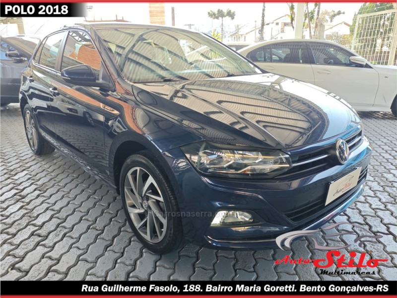 POLO 1.0	200 TSI HIGHLINE AUTOMÁTICO  - 2018 - BENTO GONçALVES