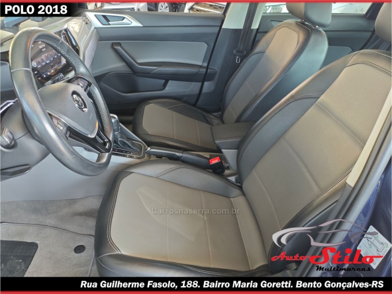 POLO 1.0	200 TSI HIGHLINE AUTOMÁTICO  - 2018 - BENTO GONçALVES