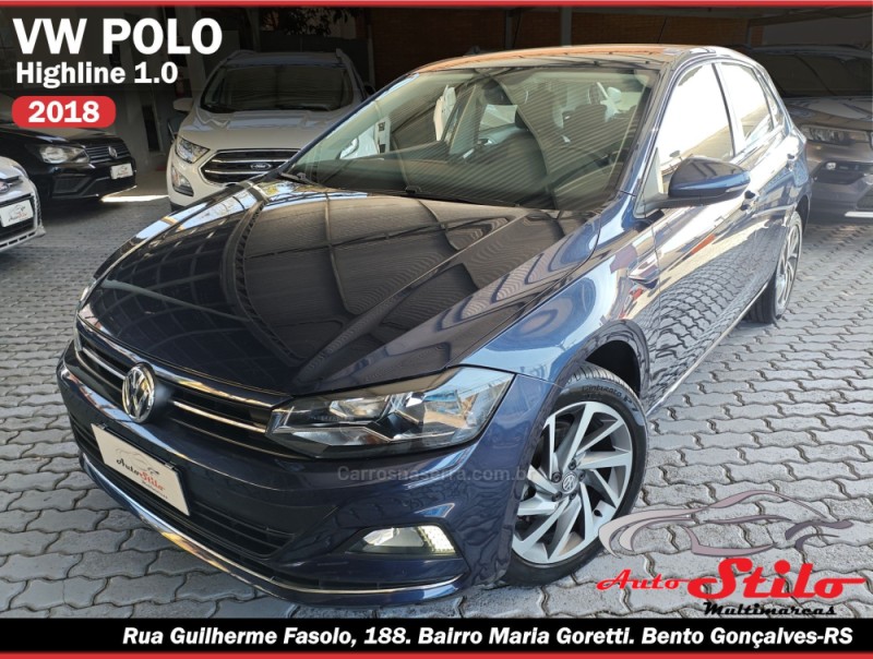 polo 1.0	200 tsi highline automatico  2018 bento goncalves