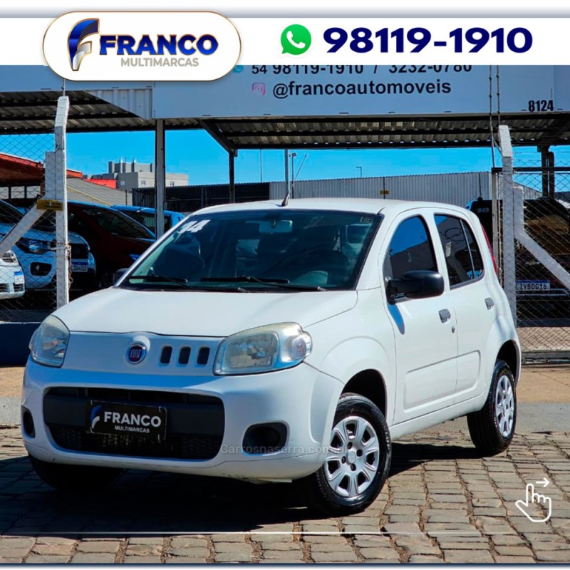 UNO 1.0 EVO VIVACE 8V FLEX 4P MANUAL - 2014 - VACARIA