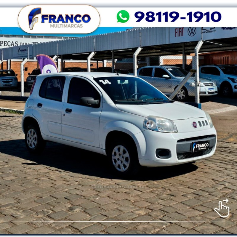 UNO 1.0 EVO VIVACE 8V FLEX 4P MANUAL - 2014 - VACARIA