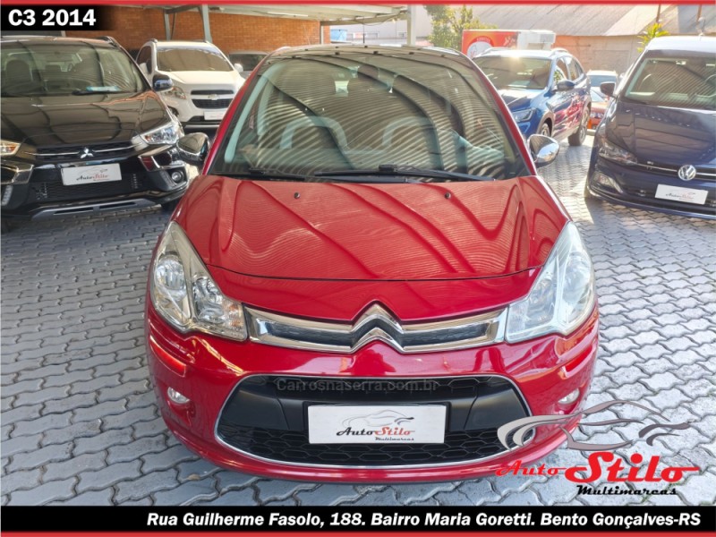 C3 1.6 EXCLUSIVE 16V FLEX 4P MANUAL - 2014 - BENTO GONçALVES
