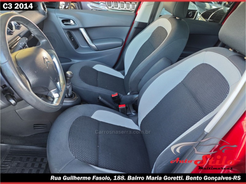 C3 1.6 EXCLUSIVE 16V FLEX 4P MANUAL - 2014 - BENTO GONçALVES