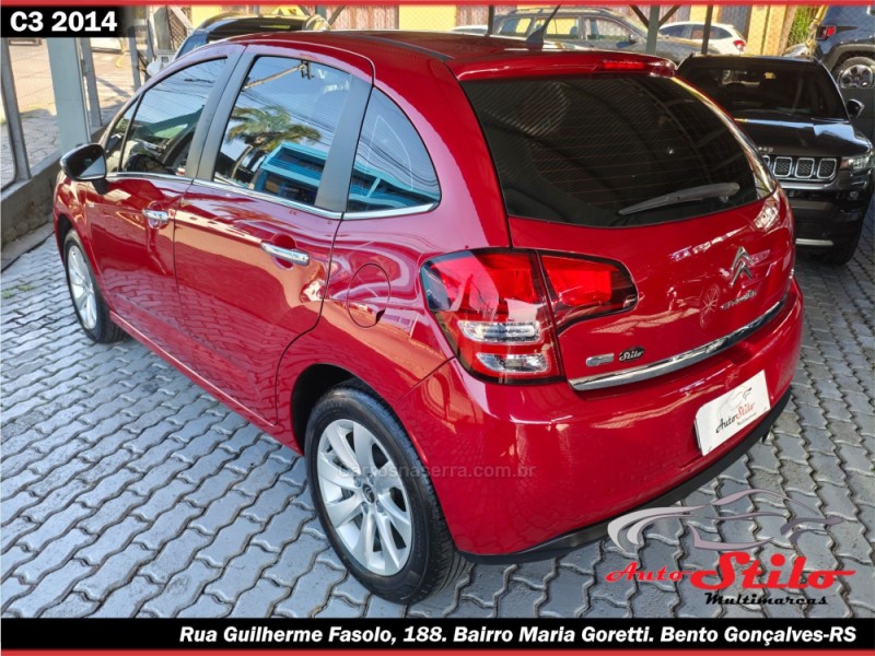 C3 1.6 EXCLUSIVE 16V FLEX 4P MANUAL - 2014 - BENTO GONçALVES