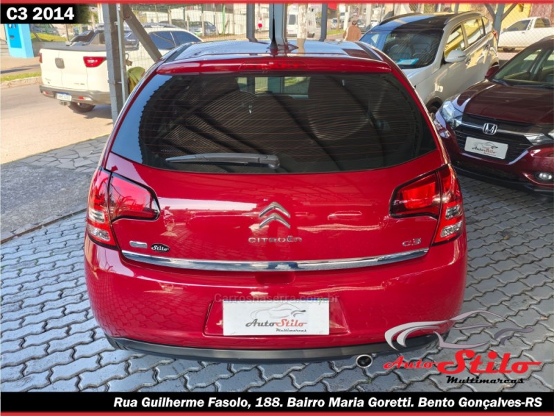 C3 1.6 EXCLUSIVE 16V FLEX 4P MANUAL - 2014 - BENTO GONçALVES