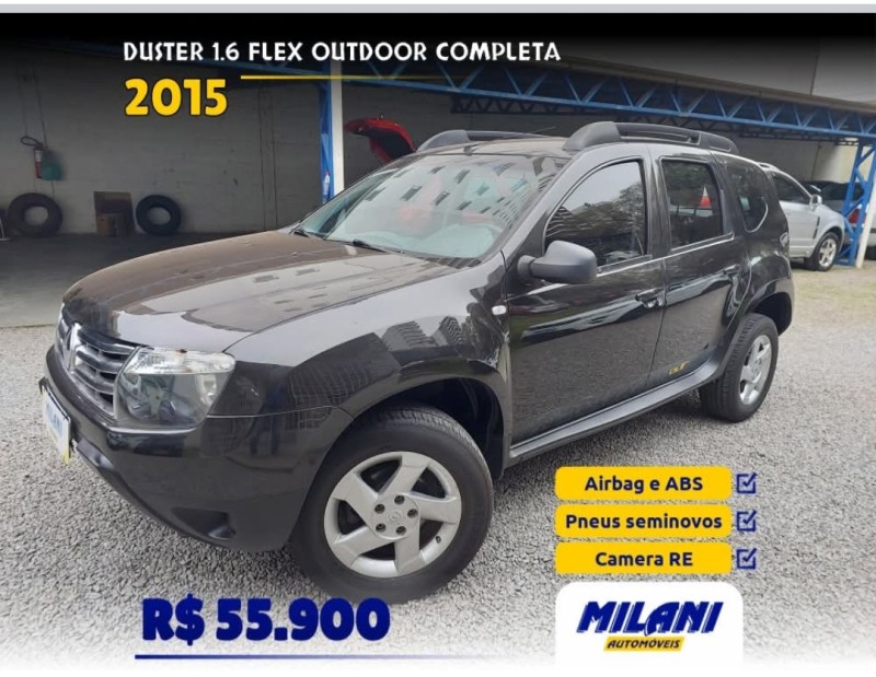 duster 1.6 outdoor 4x2 16v flex 4p manual 2015 bento goncalves