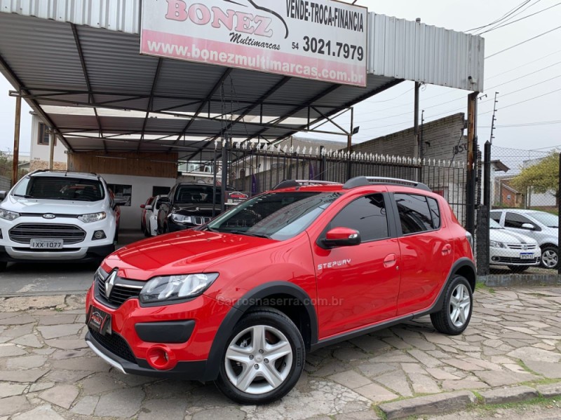 sandero 1.6 stepway 8v flex 4p manual 2015 caxias do sul