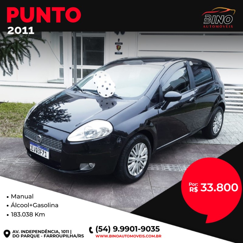 PUNTO 1.4 ATTRACTIVE 8V FLEX 4P MANUAL