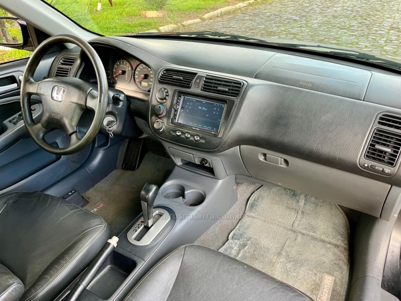 CIVIC 1.7 LXL 16V GASOLINA 4P AUTOMÁTICO - 2005 - ESTâNCIA VELHA