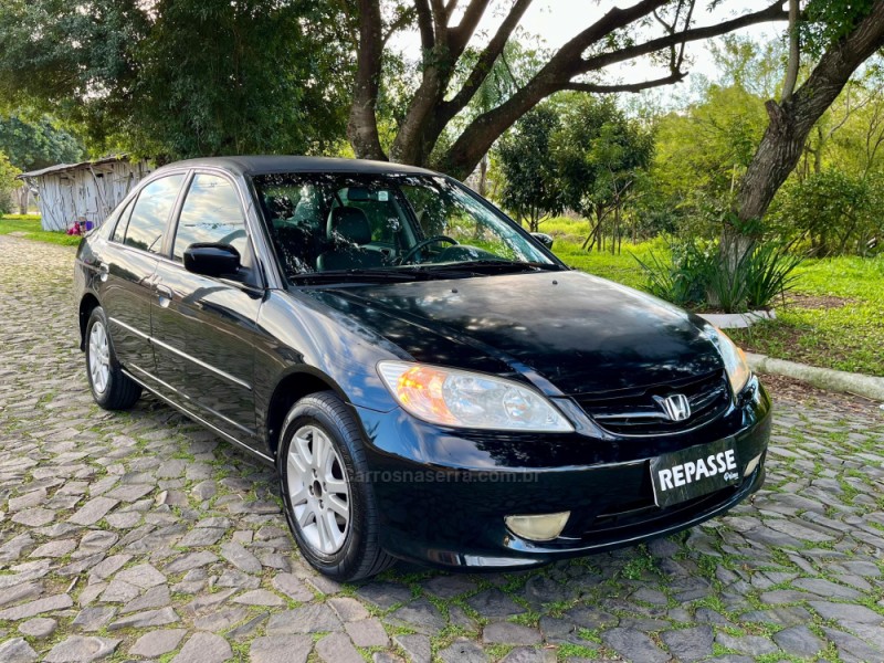 CIVIC 1.7 LXL 16V GASOLINA 4P AUTOMÁTICO - 2005 - ESTâNCIA VELHA