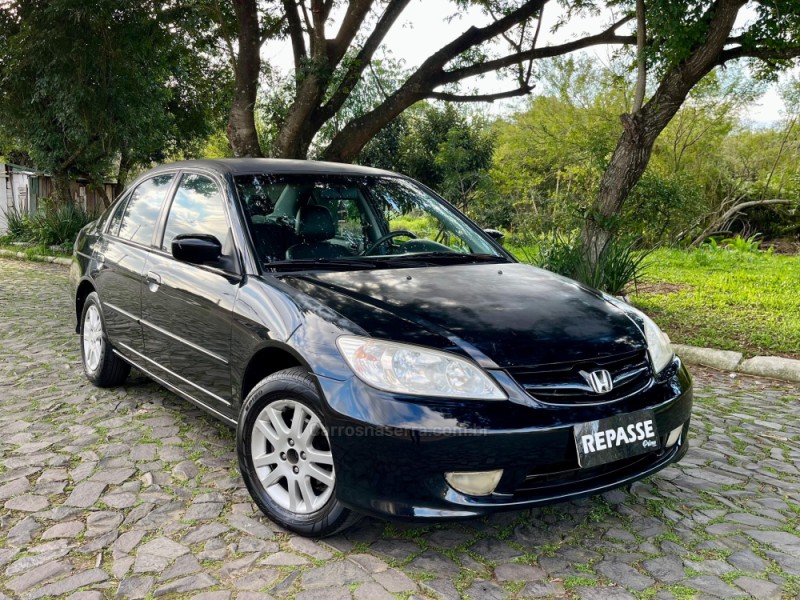 CIVIC 1.7 LXL 16V GASOLINA 4P AUTOMÁTICO - 2005 - ESTâNCIA VELHA