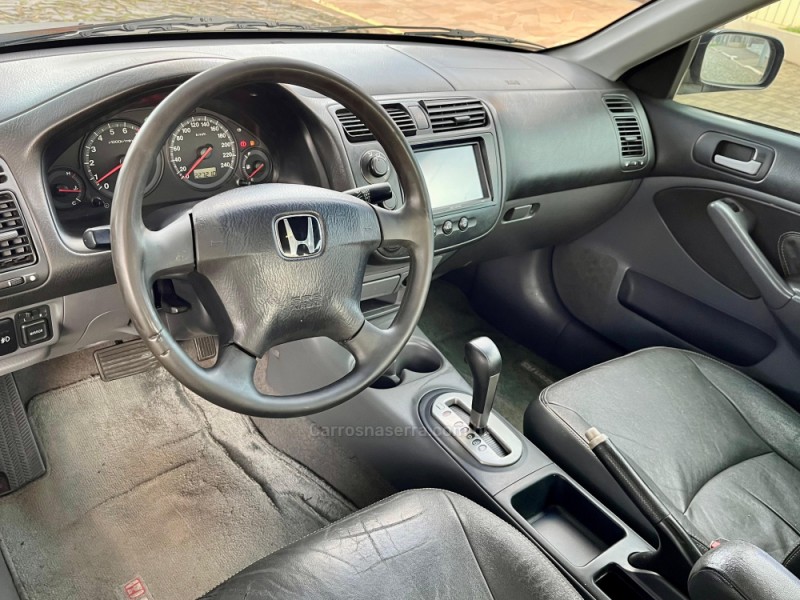 CIVIC 1.7 LXL 16V GASOLINA 4P AUTOMÁTICO - 2005 - ESTâNCIA VELHA