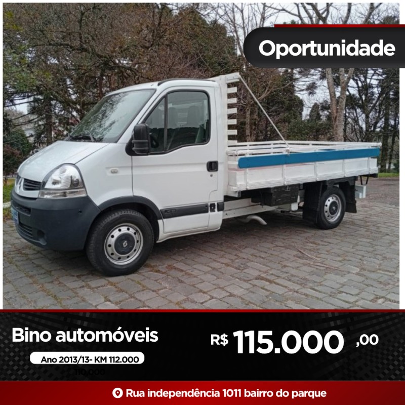 master 2.5 dci chassi cabine l2h1 16v diesel 2p manual 2013 farroupilha
