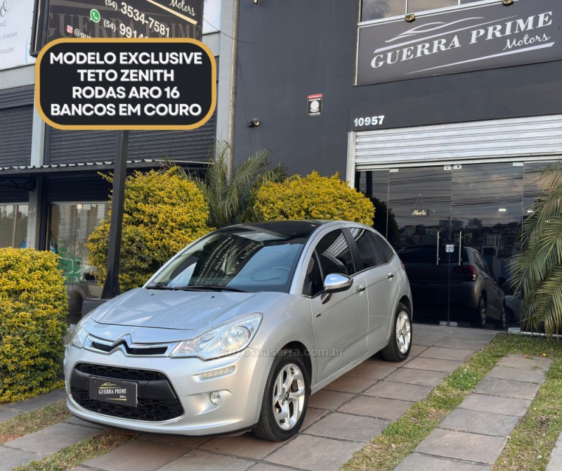c3 1.6 exclusive 16v flex 4p manual 2013 caxias do sul