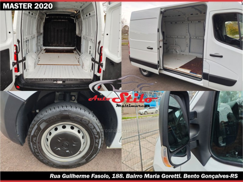 MASTER 2.3 GRAND FURGÃO L2H2 16V TURBO INTERCOOLER DIESEL 4P MANUAL - 2020 - BENTO GONçALVES