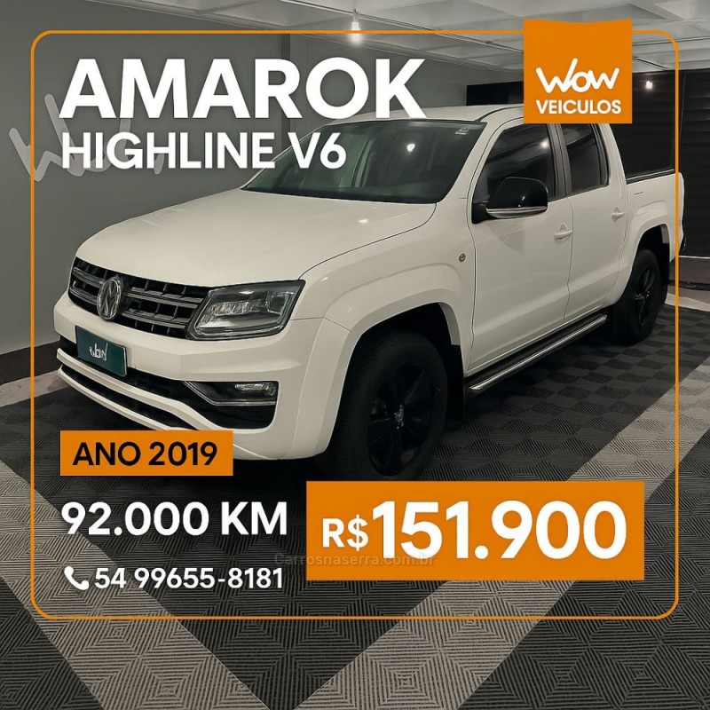 AMAROK 3.0 V6 TDI HIGHLINE CD DIESEL 4MOTION AUTOMÁTICO