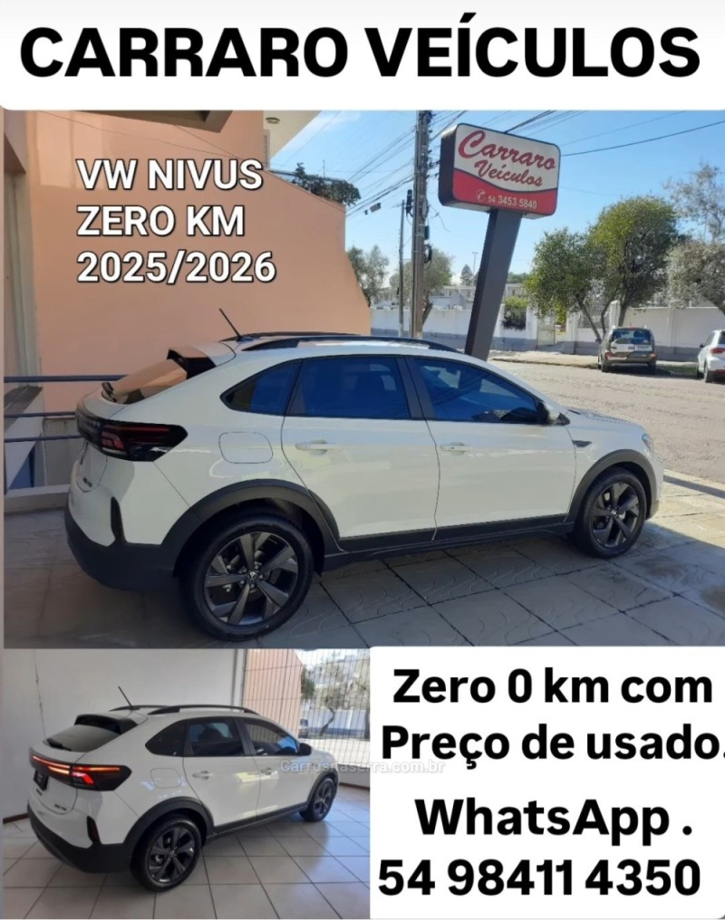 nivus 1.0 tsi comfortline flex 4p automatico 2026 bento goncalves