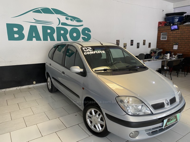 SCÉNIC 1.6 RXE 16V GASOLINA 4P MANUAL - 2002 - CAXIAS DO SUL