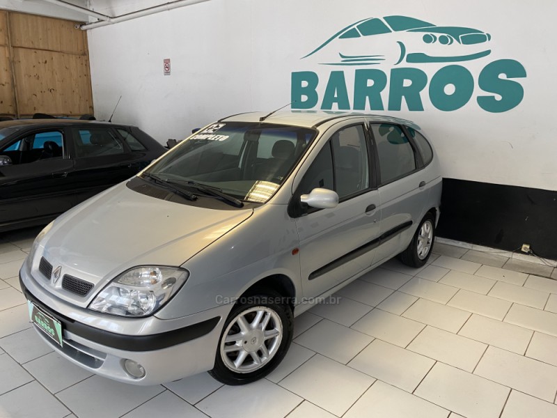 scenic 1.6 rxe 16v gasolina 4p manual 2002 caxias do sul