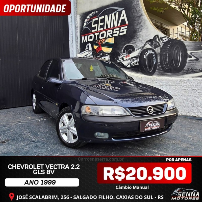 vectra 2.2 mpfi gls 8v gasolina 4p manual 1999 caxias do sul