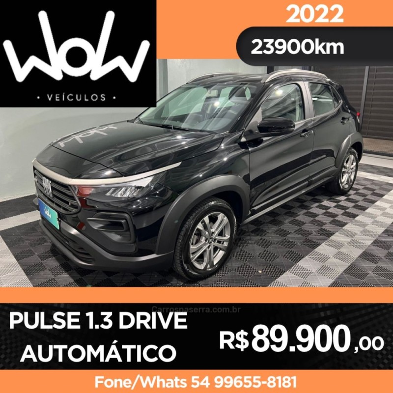 pulse 1.3 drive 12v flex 4p automatico 2022 bento goncalves