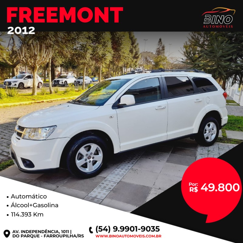 freemont 2.4 emotion 16v gasolina 4p automatico 2012 farroupilha