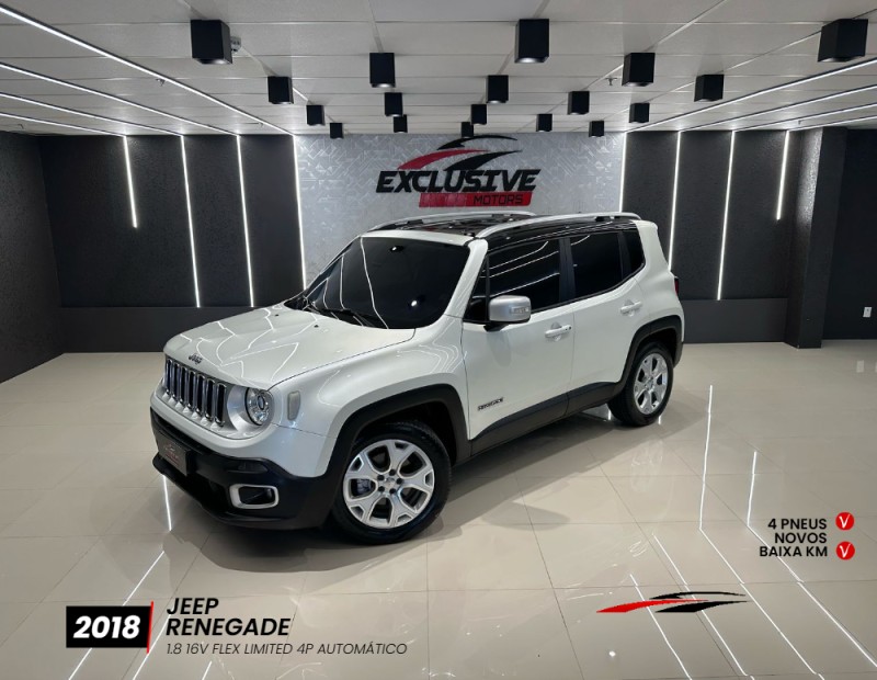 renegade 1.8 16v flex limited 4p automatico 2018 caxias do sul
