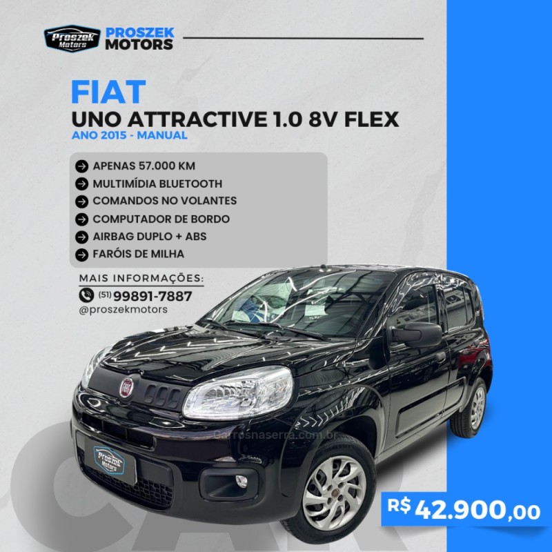 uno 1.0 evo attractive 8v flex 4p manual 2015 canoas