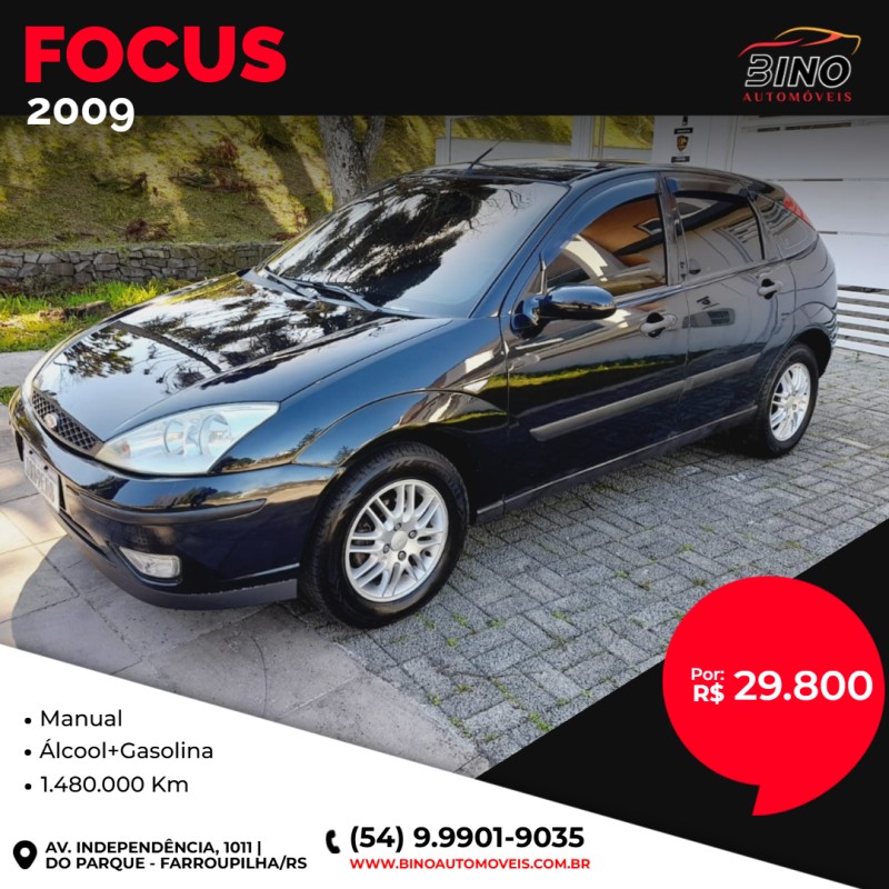 focus 1.6 gl 8v flex 4p manual 2009 farroupilha
