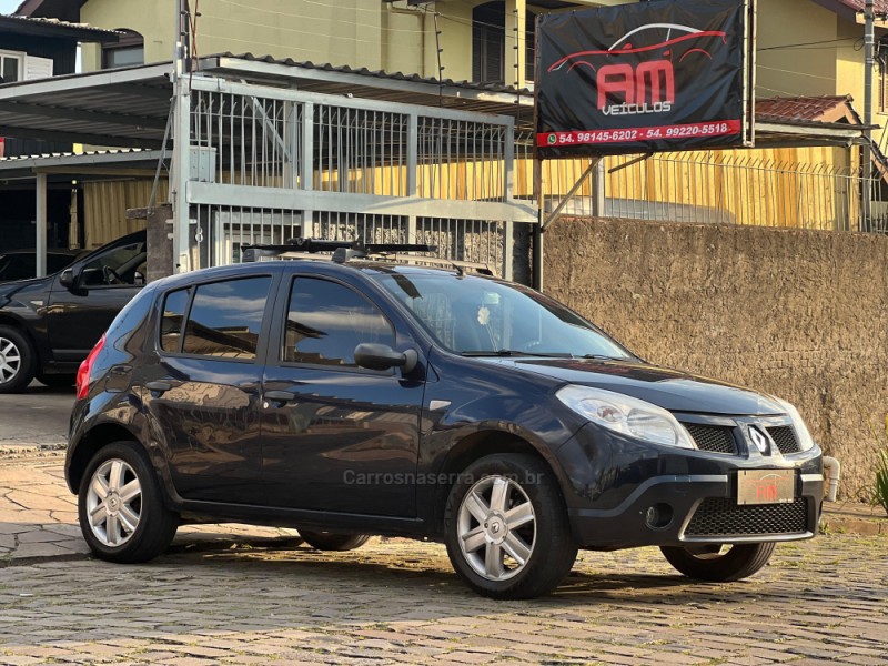 SANDERO 1.0 AUTHENTIQUE 16V FLEX 4P MANUAL - 2009 - CAXIAS DO SUL