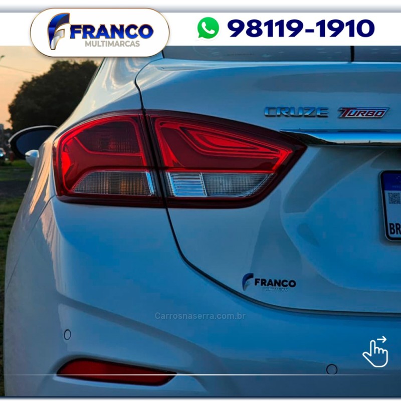 CRUZE 1.4 TURBO LTZ 16V FLEX 4P AUTOMÁTICO - 2022 - VACARIA