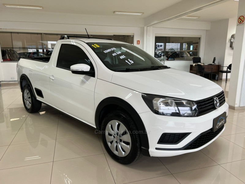 saveiro 1.6 mi trendline cs 8v flex 2p manual 2018 taquara