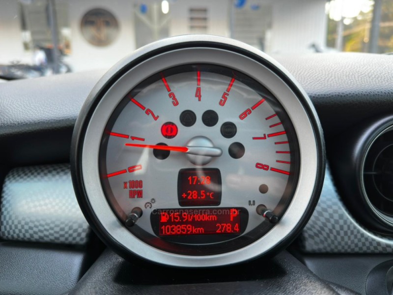 COOPER 1.6 S 16V TURBO GASOLINA 2P AUTOMÁTICO - 2010 - CANELA
